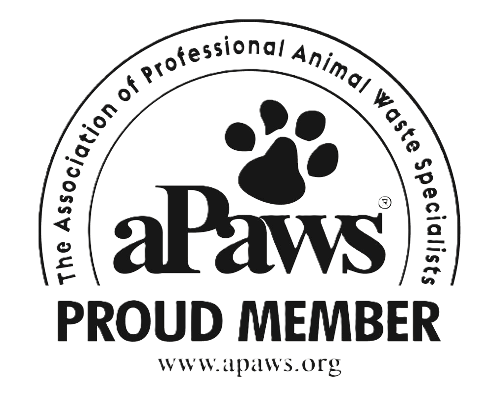 Proud member of aPaws, the Association of Professional Animal Waste Specialists
